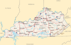 Geography Of Kentucky - Wikipedia with Kentucky West Virginia Border Map