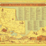 Ghost Towns Of The Old West   Barry Lawrence Ruderman Antique Maps Intended For West Virginia Ghost Towns Map