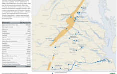 Gold Mining In Virginia - Southern Environmental Law Center with Virginia Gold Pyrite Belt Map