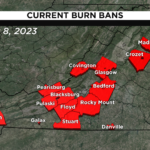 Gov. Youngkin Issues State Of Emergency In Response To The Threat Inside Current Burn Bans In Virginia Map