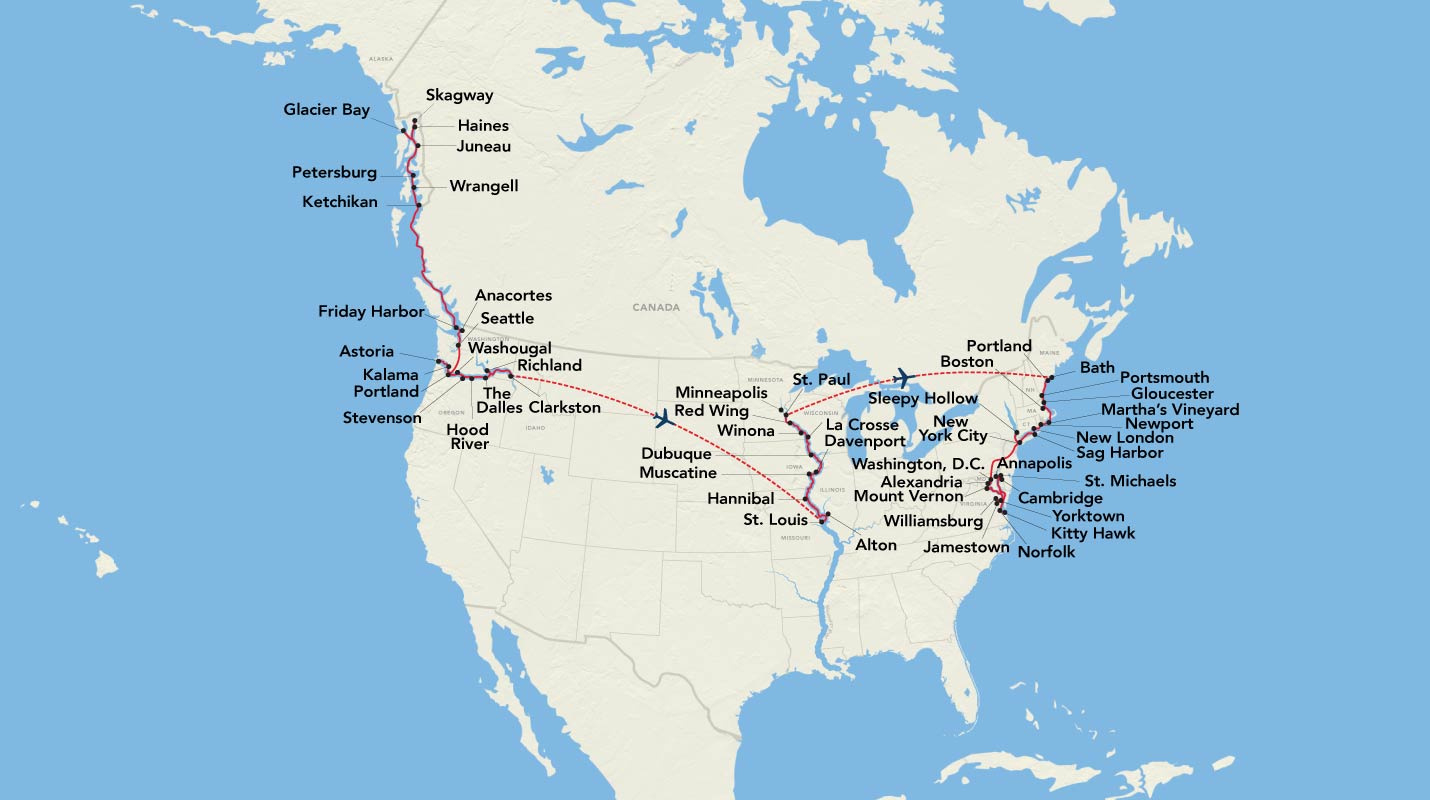 Great American Fall Foliage Cruise 2026 | 55 Day Cross-Country for West Virginia Fall Foliage 2026 Map
