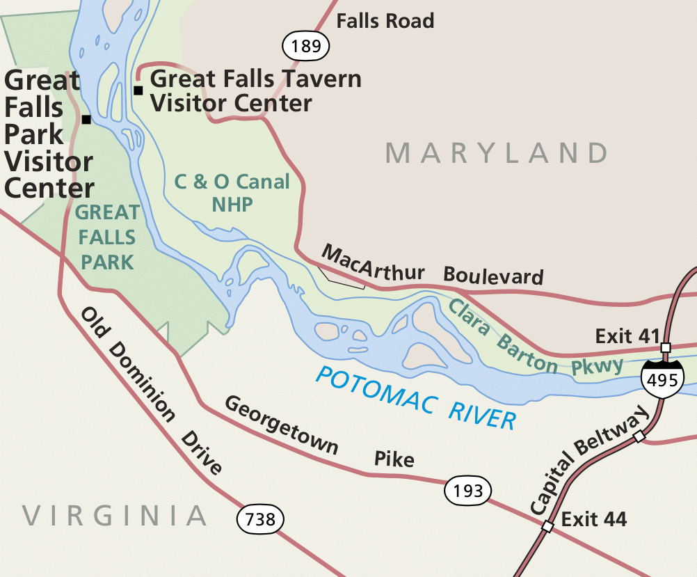 Great Falls Maps | Npmaps: Free National Park Maps pertaining to Great Falls Park Virginia Map