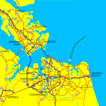 Hampton Roads, Va Regarding Map Of Hampton Roads Virginia
