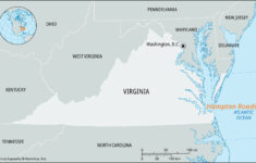 Hampton Roads | Virginia, Map, &amp; Facts | Britannica with Map of Hampton Roads Virginia