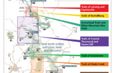 Hiking At New River Gorge - New River Gorge National Park pertaining to West Virginia National Parks Map