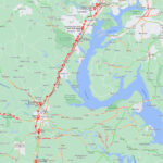 I 95 Snow Jam Between Fredericksburg And Washington Dc – Virginia With Map Of I 95 In Virginia