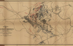 Illustrative Map Of The Battlefield Of Manassas, Va., Showing with Manassas Virginia on a Map