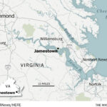 In Jamestown, A New Exhibition Pays Homage To The Women History For Jamestown Located On A Map Of Virginia