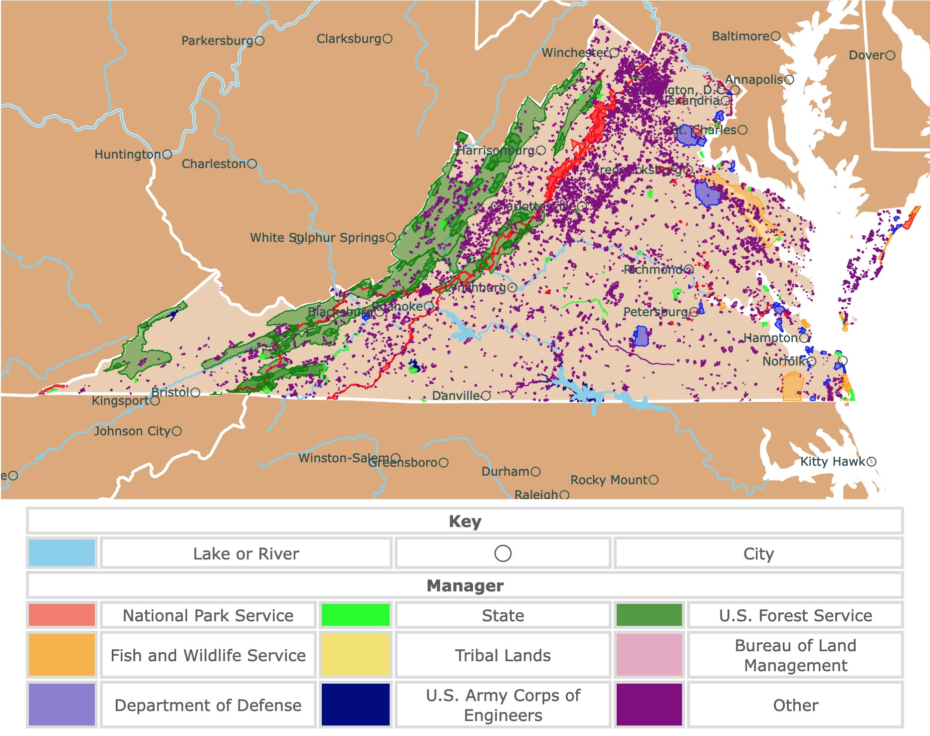 Interactive Map Of Virginia&amp;#039;S National Parks And State Parks inside Virginia State Parks Map