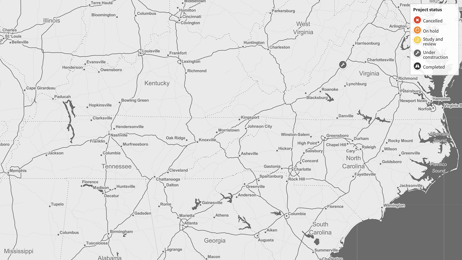 Interstate 81, Virginia within Interstate 81 In Virginia Map