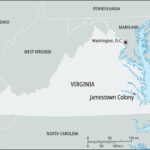 Jamestown Colony | History, Foundation, Settlement, Map, & Facts Regarding Jamestown In Virginia On A Map