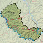 January 30, 1895: Mingo County Formed   West Virginia Public With Regard To Mingo County West Virginia Map
