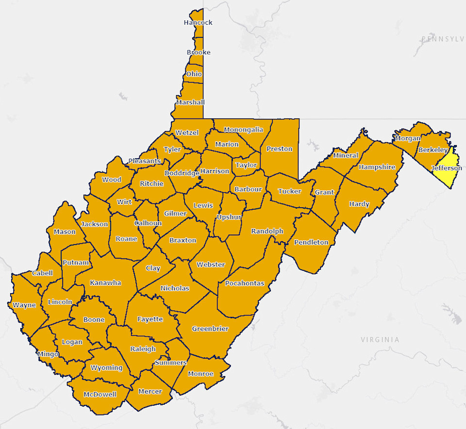 Jefferson County – The West Virginia Historical Markers Project inside Jefferson County West Virginia Map