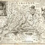 John Smith'S Map Of 1612   Art Source International Inside John Smith Map Of Virginia