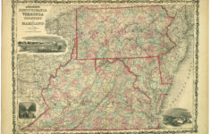Johnson'S Pennsylvania, Virginia, Delaware, And Maryland | Library for Map of Delaware Maryland and Virginia