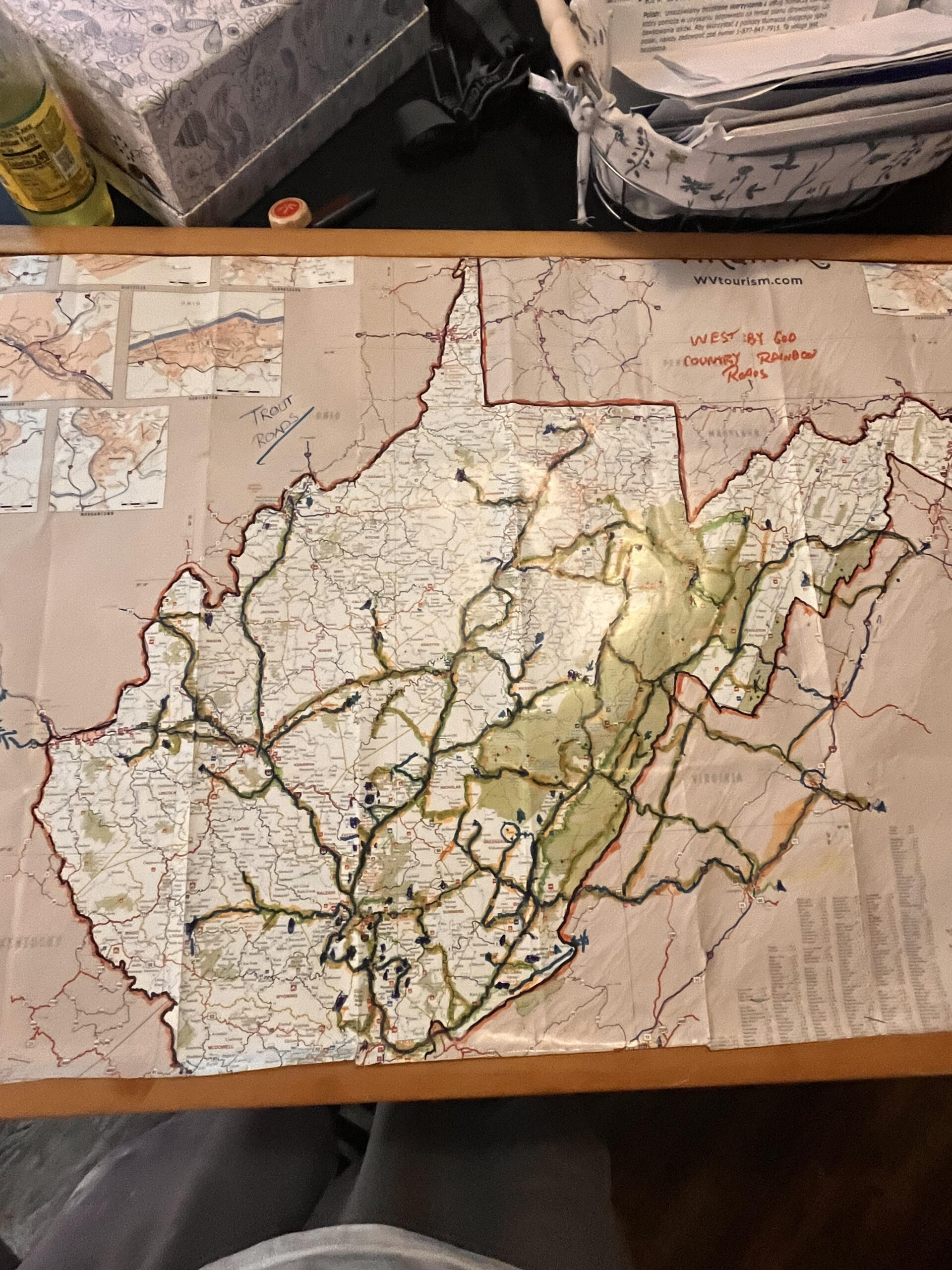 Just Updated My “Trout Roads” Map Of Wv. All The Stockings I&amp;#039;Ve intended for West Virginia Fly Fishing Map