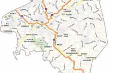 Kanawha County Map, West Virginia - Us County Maps in Kanawha County West Virginia Map