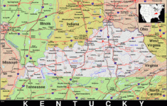 Ky · Kentucky · Public Domain Mapspat, The Free, Open Source regarding Map of Kentucky and West Virginia