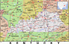 Ky · Kentucky · Public Domain Mapspat, The Free, Open Source with regard to Map of Kentucky and Virginia