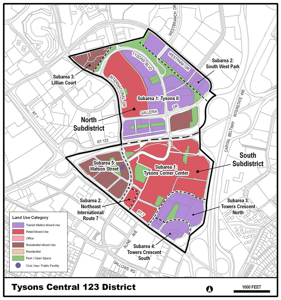 Land Use Tysons Central 123 District | Tysons Corner Central… | Flickr pertaining to Map Of Tysons Corner Virginia