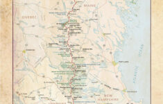 Large Appalachian Trail Map Push Pin Ap Hiking Map Framed - Etsy with Map Of Appalachian Trail Virginia