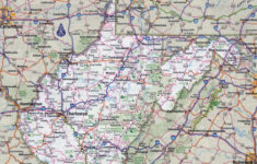 Large Detailed Roads And Highways Map Of Virginia And West in Map Of Virginia And West Virginia With Cities