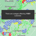 Large Power Outage Affecting Central Virginia As High Winds Move Within Central Virginia Power Outage Map