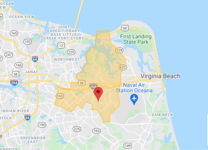 Virginia Beach School District Map