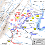 List Of American Civil War Battles In Northern Virginia   Wikipedia Intended For Map Of Virginia Civil War Battles