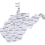 List Of Counties In West Virginia   Wikiwand Within Clay County West Virginia Map