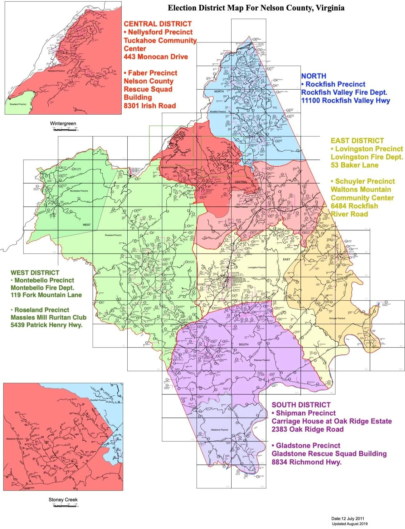 Local Government — Wintergreen Property Owners Association for Map of Nelson County Virginia