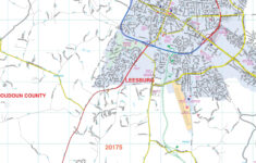 Loudoun County, Va Wall Mapkappa – The Map Shop regarding Map Of Loudoun County Virginia