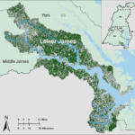 Lower James • Ecohealth Report Cards Intended For Map Of James River In Virginia