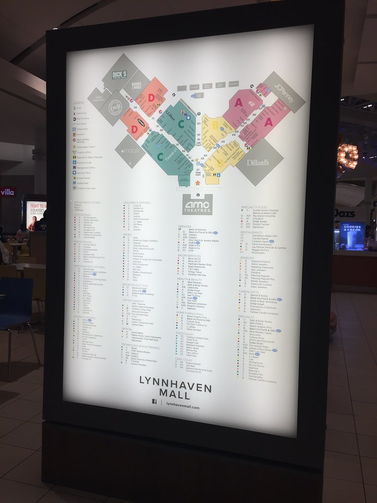 Lynnhaven Mall Directory | Lynnhaven Mall 701 Lynnhaven Park… | Flickr within Map Of Lynnhaven Mall Virginia Beach