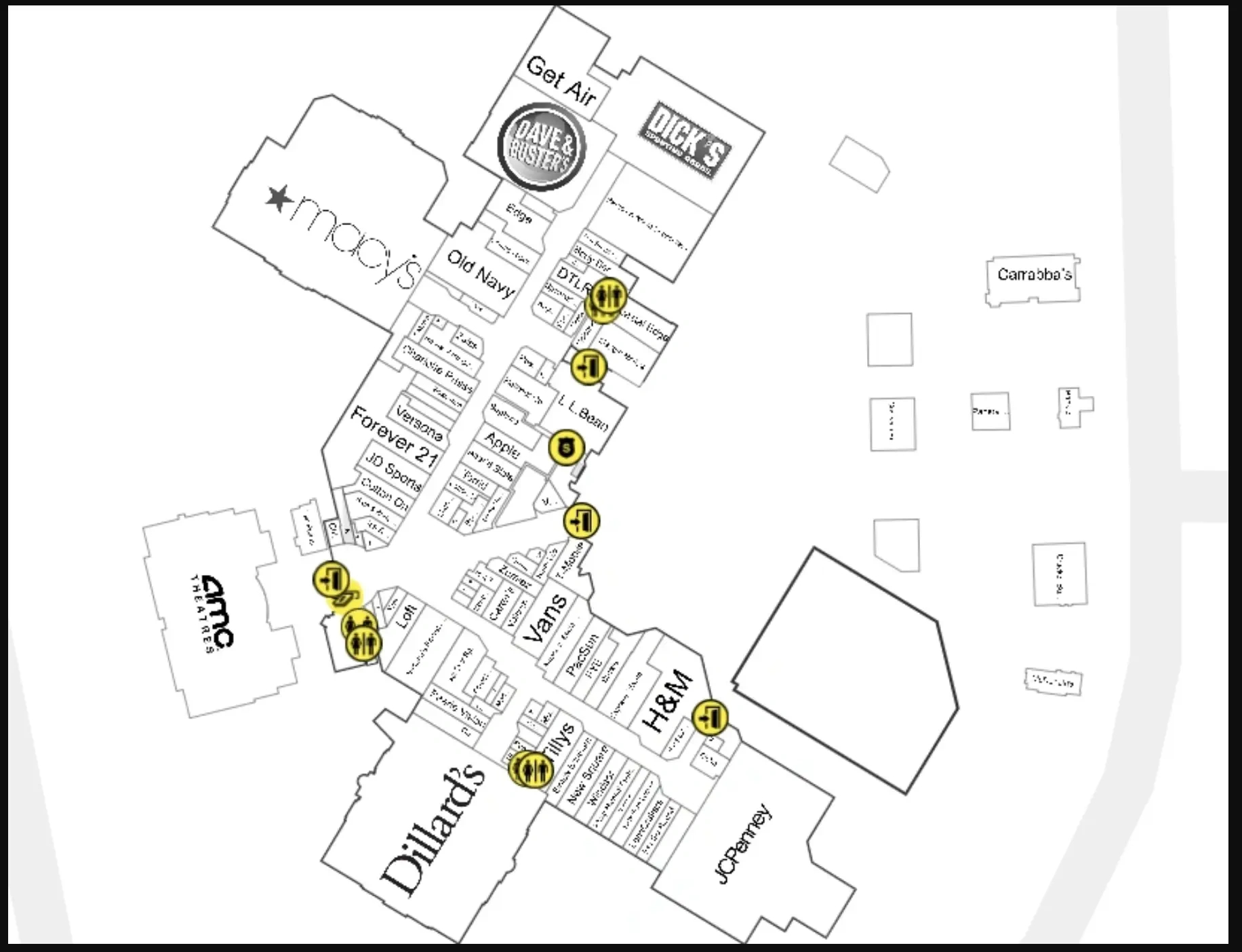 Lynnhaven Mall Map (2024) - All Maps intended for Map of Lynnhaven Mall Virginia Beach