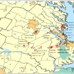 Major Tornado Event Across Southeast Virginia Inside Map Of Tornadoes In Virginia