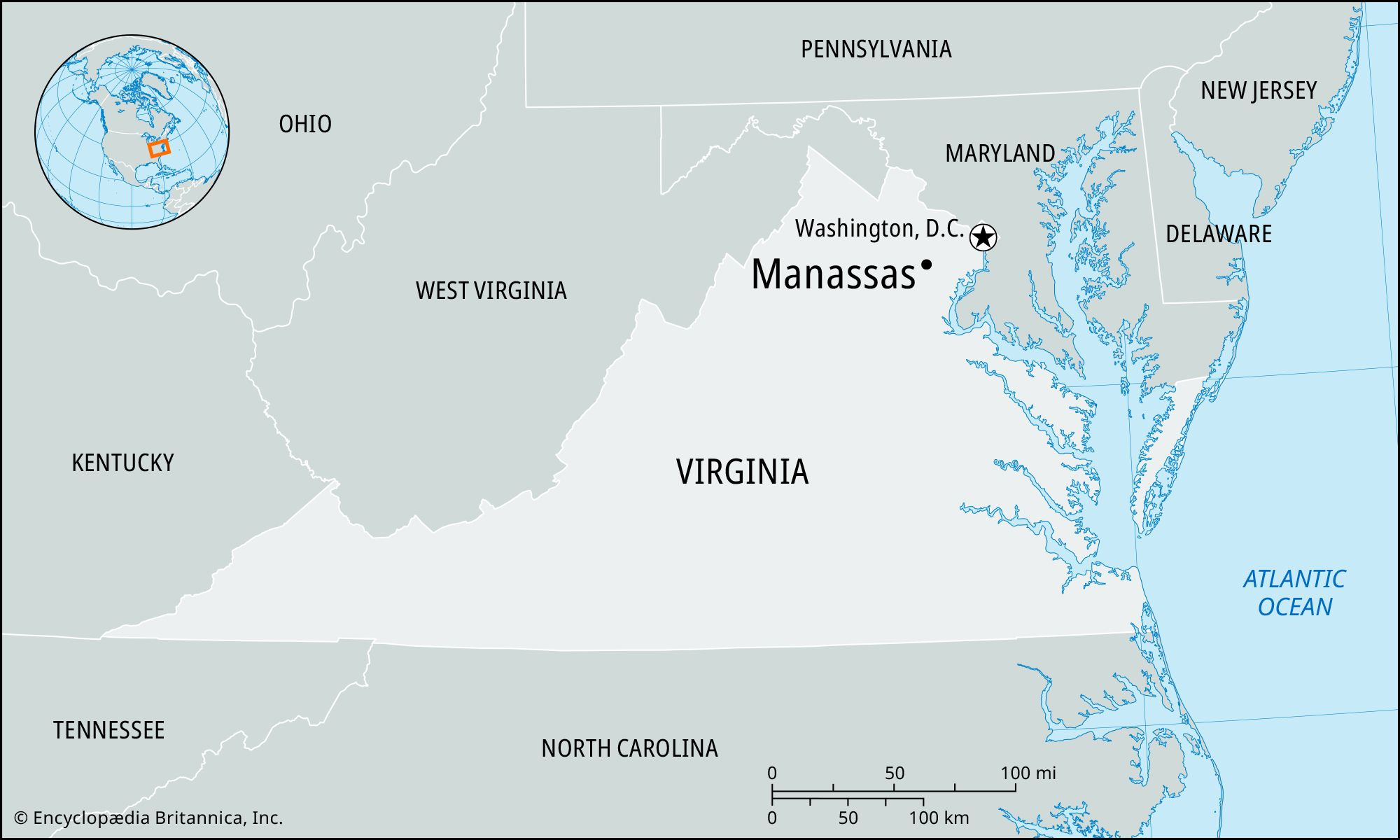 Manassas | Virginia, Map, &amp;amp; History | Britannica throughout Manassas Virginia on a Map