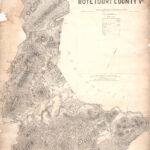 Map Of Botetourt County, Va. | Library Of Congress Within Map Of Botetourt County Virginia