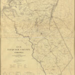 Map Of Fauquier County, Virginia | Library Of Congress With Map Of Fauquier County Virginia
