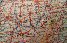 Map Of Kentucky, Ohio And West Virginia Stock Photo, Picture And for Map of Ohio and West Virginia Border