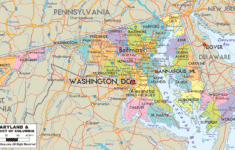 Map Of Maryland - Maryland Map With Cities, Counties And Roads within Road Map of Maryland and Virginia