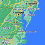 Map Of Midatlantic Portion Of Interstate 95 | Fws.gov Pertaining To Map Of I 95 In Virginia