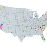 Map Of Minor League Baseball Teamscounty (Mapchart) : R/Mapporn In Minor League Baseball Teams In Virginia Map