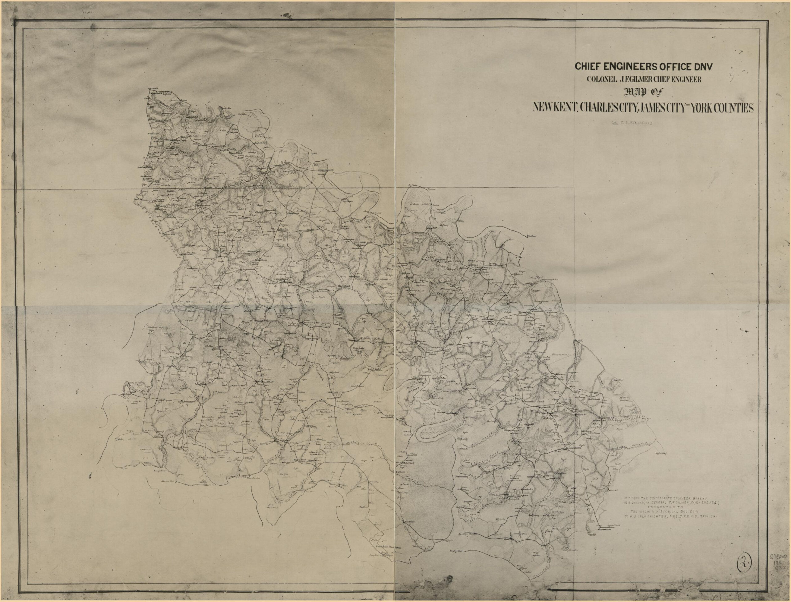 Map Of New Kent, Charles City, James City And York Counties intended for Map Of James City County Virginia