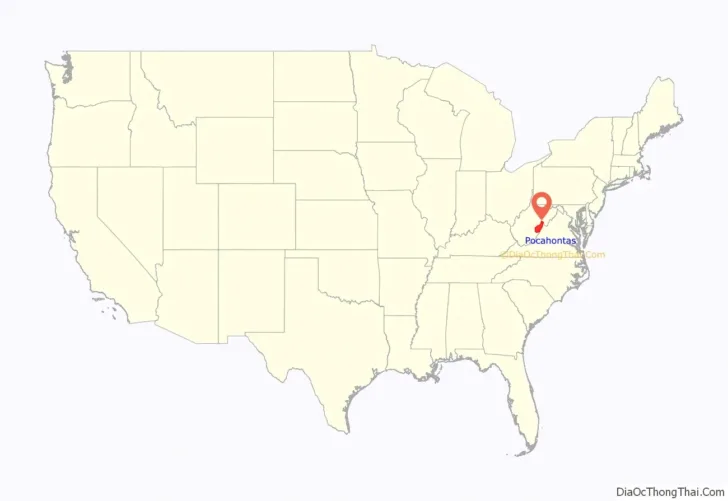Pocahontas County West Virginia Map