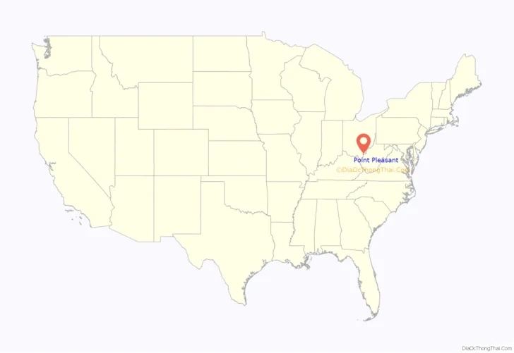 Point Pleasant West Virginia Map
