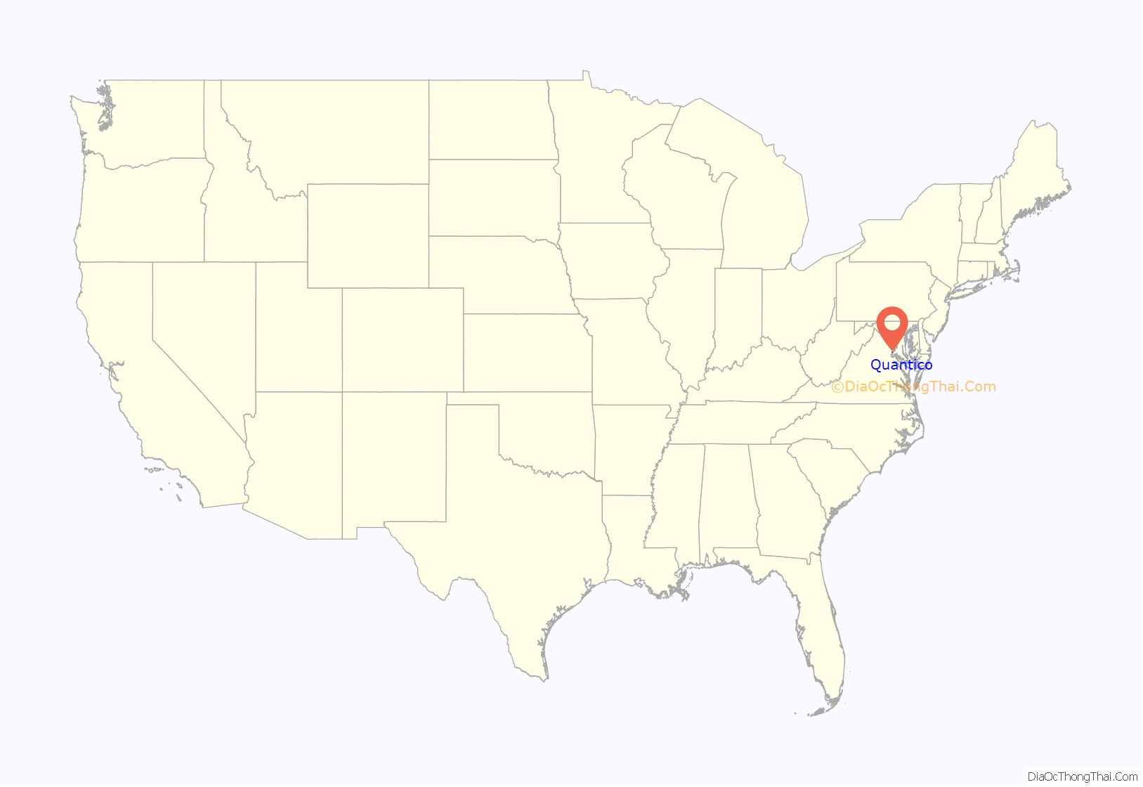 Map Of Quantico Town, Virginia - Thong Thai Real regarding Quantico Virginia On A Map