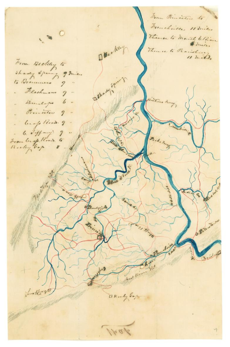 Map Of Raleigh, Mercer And Summers Counties, West Virginia within Mercer County West Virginia Map