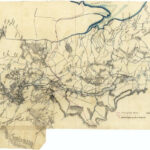 Map Of The Rappahannock River Fron [Sic] Port Royal To Richards In Map Of Rappahannock River In Virginia