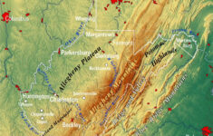 Map Of The State Of West Virginia, Usa - Nations Online Project with regard to Mountains of West Virginia Map